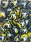 Lot of 5 Poison Dart Frog Black/Yellow Glass Marbles 25mm (1 inch) SHOOTER
